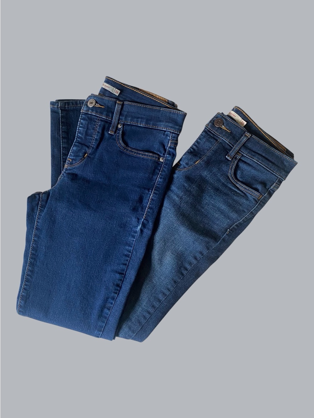 Levi's Women Skinny Jeans - Dark Blue & Medium Blue